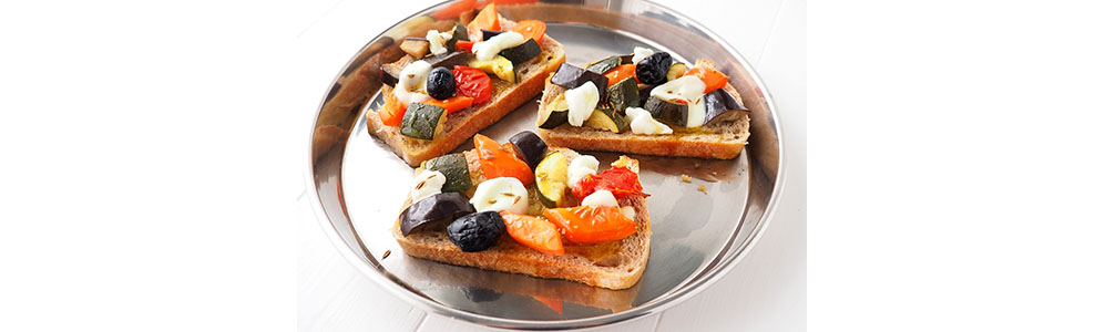 Bruschettes de légumes